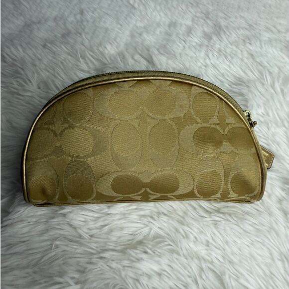 COACH Limited Edition Collection Estee Lauder Cosmetic Case Make up Bag - Picture 2 of 8